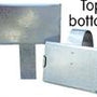 Metalskilt "top bottom" - Hartving