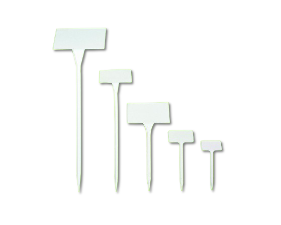 Plaststandetiket med skrivefelt - Hartving